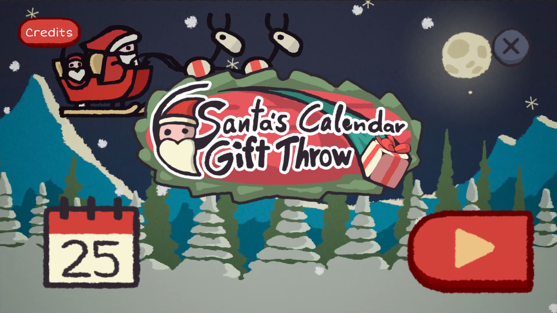 Santa's Calendar Gift Throw